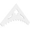 Ekena Millwork Pitch Wellington Architectural Grade PVC Gable Pediment, 60"W x 27 1/2"H x 1"P (11/12) GPP060X028X100WEL - alternate 1